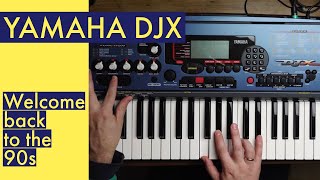 Yamaha DJX  The synth of my teenage dreams [upl. by Karena]