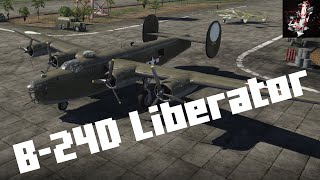 War Thunder Gameplay  B24D Liberator  War Thunder Realistic Battle [upl. by Ynnel]