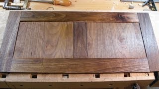 A Card Catalogue part seven The frame for the cabinet back [upl. by Mccready454]