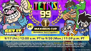 Tetris 99  Special Event Theme 17  Warioware Get It Together [upl. by Ydnir256]