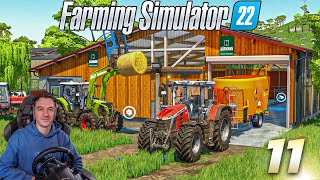 ENFIN LES VACHES  FARMING SIMULATOR 22  Carrière Suivie 11 [upl. by Eceirahs]