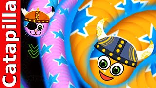 Wormateio Gameplay 12000000 Score Fastest Worm Trapping Biggest Worm [upl. by Phelips]