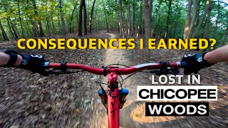 Breaking MTB Rules Has CONSEQUENCES  I Got Lost In Chicopee Woods MTB [upl. by Petr159]