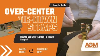 How To Use Over Center Tie Down Straps [upl. by Capello405]