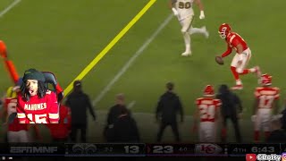 Mahomes Fan Reacts To MNF Man Handling vs Saints [upl. by Sergias523]