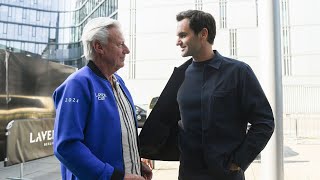 Roger Federer excites fans with social media clip as Swiss icon teases Laver Cup talks [upl. by Eillime]