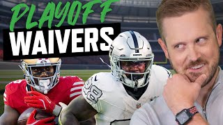 Week 15 Waivers  Difference Makers Playoff Bound  Fantasy Football 2024  Ep 1693 [upl. by Marguerie]