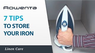 7 tips to store your Iron – Steam Iron – Rowenta tips [upl. by Calen227]