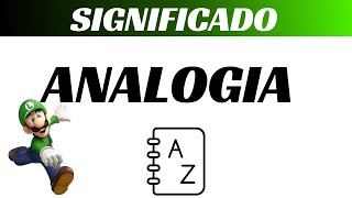 ➥ Significado da palavra ANALOGIA  Qual o significado de ANALOGIA [upl. by Ainattirb]