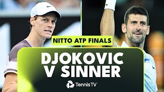 Novak Djokovic vs Jannik Sinner The 2023 Nitto ATP Finals Duology [upl. by Onitsirc]