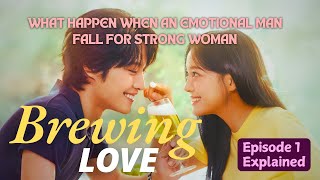 Brewing LOVE Episode 1 Explained in English kdramaexplained kimsejeong leejongwon kdrama [upl. by Ursi104]