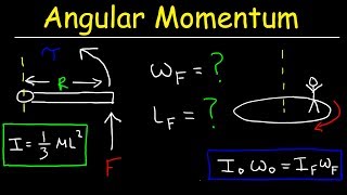 Angular Momentum Physics Practice Problems [upl. by Hemminger234]