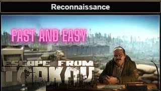 Reconnaissance Escape From Tarkov Under a Minute Quest Guide Lighthouse Prapor eft [upl. by Mharba]