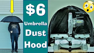 Cheap Miter Saw Dust Hood  DIY [upl. by Catima133]