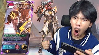 REVIEW SKIN COLLECTOR LAPULAPU ADLAWS CHOSEN  Mobile legends [upl. by Oralee]