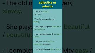 adjective or adverb [upl. by Ayot354]