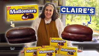 I Tried Making Homemade Mallomars  Claire Recreates [upl. by Merridie]