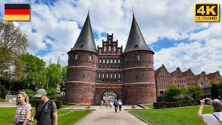 Lübeck  Full City Walking Tour 4K 🇩🇪 Germany [upl. by Edson]