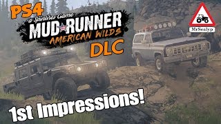 MUDRUNNER American Wilds A Spintires Game PS4 1st Impressions NEW DLCExpansion [upl. by Wood139]