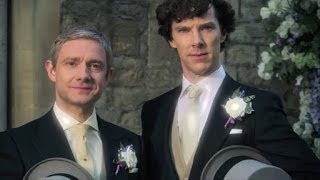 Sherlocks wedding video  Sherlock Series 3  BBC One [upl. by Asel]