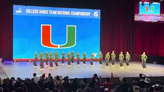 University of Miami 2024 UDA Nationals dance competition [upl. by Levesque]