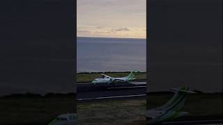 😊BINTER ATR 72600 ATERRAGEM NO AEROPORTO DA MADEIRA [upl. by Hsejar962]