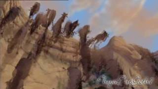 Lion King Stampede Scene with Final Fantasy Music [upl. by Sined]