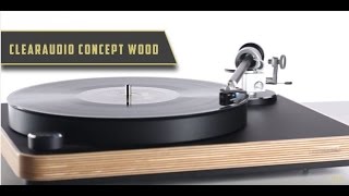 Clearaudio Concept Wood Turntable  Product Features  Bright Audio [upl. by Whitson]