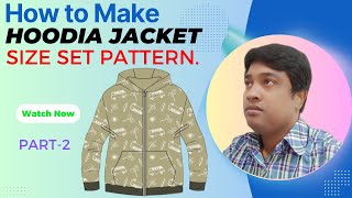 How To Make Hoodie Size Set Jacket Pattern  how to make a pattern for a hoodie sweater [upl. by Eceinert397]