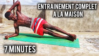 7 Min Entraînement complet à la maison sans matériel Entraînement poids du corps [upl. by Adnilreb]