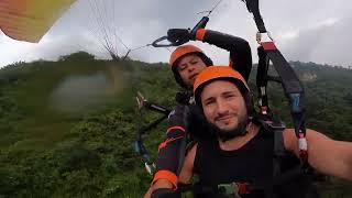 Paragliding Over the Famous Lake Atitlan view in Panajachel guatamala fly lago bellavista [upl. by Iggep]