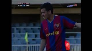 Sergio Busquets vs UE Rapitenca I Spanish Third Division 0708 I All Touches and Actions [upl. by Elatsyrc]