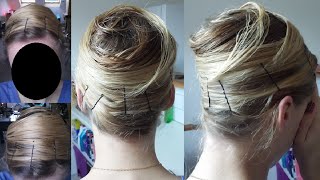 Cheveux lisses sans chaleur technique du Wrap [upl. by Aitenev]