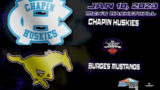 EPSN Tuesday Night Hoops  Boys Basketball  Chapin Huskies vs Burges Mustangs [upl. by Jase795]