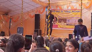 KM College Narwana  talented Boy  KM College talent show  Best Haryanavi song [upl. by Notfilc]