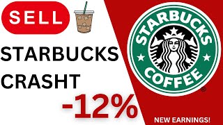 Starbucks CRASHT 12 nach den EARNINGS  Jetzt Verkaufen  STARBUCKS Aktien Anaylse [upl. by Magnus]