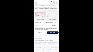 How to do Mobile Deposit with Bank of America app [upl. by Bret653]