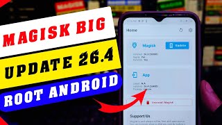 Magisk Big Update 264 Root Any Android Phone  without computer Kingroot Mtkeasysu Github [upl. by Illek372]