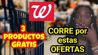 CORRE por estos PRODUCTOS GRATIS😱Walgreens 09220928FREEBIES [upl. by Eirlav67]