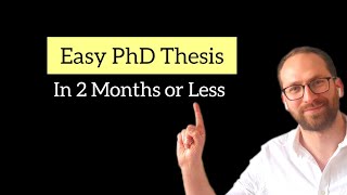 Write PhD thesis in 2 months 9 Easy Strategy Tips [upl. by Leacim]