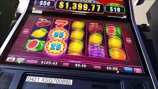 NEW SLOT live play fruity blast cherry pokie big win BEGGINERS LUCK [upl. by Annoved205]