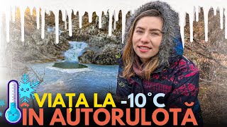 🥶 VIAȚA la 10°C in AUTORULOTA  Cat cheltuim pe GAZ [upl. by Tatiania]