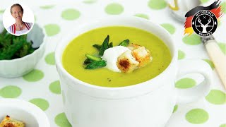 Asparagus Soup creamy amp delicious ✪ MyGermanRecipes [upl. by Stoeber]