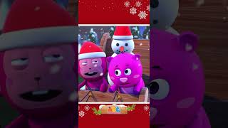 Christmas Finger Family shorts nurseryrhymes hooplakidz [upl. by Alemrac]