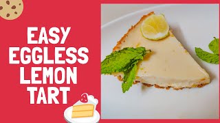 Eggless Lemon Tart Recipe  Easy Key Lime Pie Recipe [upl. by Joela]