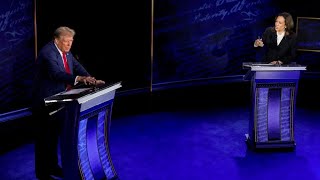 TrumpHarris Presidential Debate Highlights Reel [upl. by Nahtnahoj]