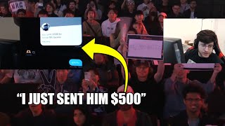 Zombs Sends Fan 500 For Holding ZombsNation Sign [upl. by Niassuh482]