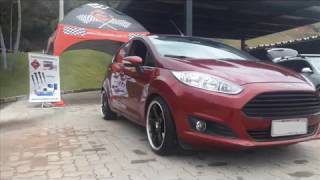 New Fiesta  Suspensão e Rodas Esportivas wwwmcustomscombr [upl. by Giacinta]