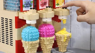 LEGO Rainbow Ice Cream 🍦🌈 Perfect Dessert Recipe [upl. by Nnahs607]