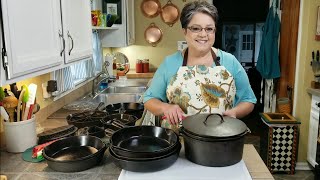 MY COOKWARE COLLECTION  Aprons Pots and Pans Favorites and others ❤ [upl. by Vasyuta373]